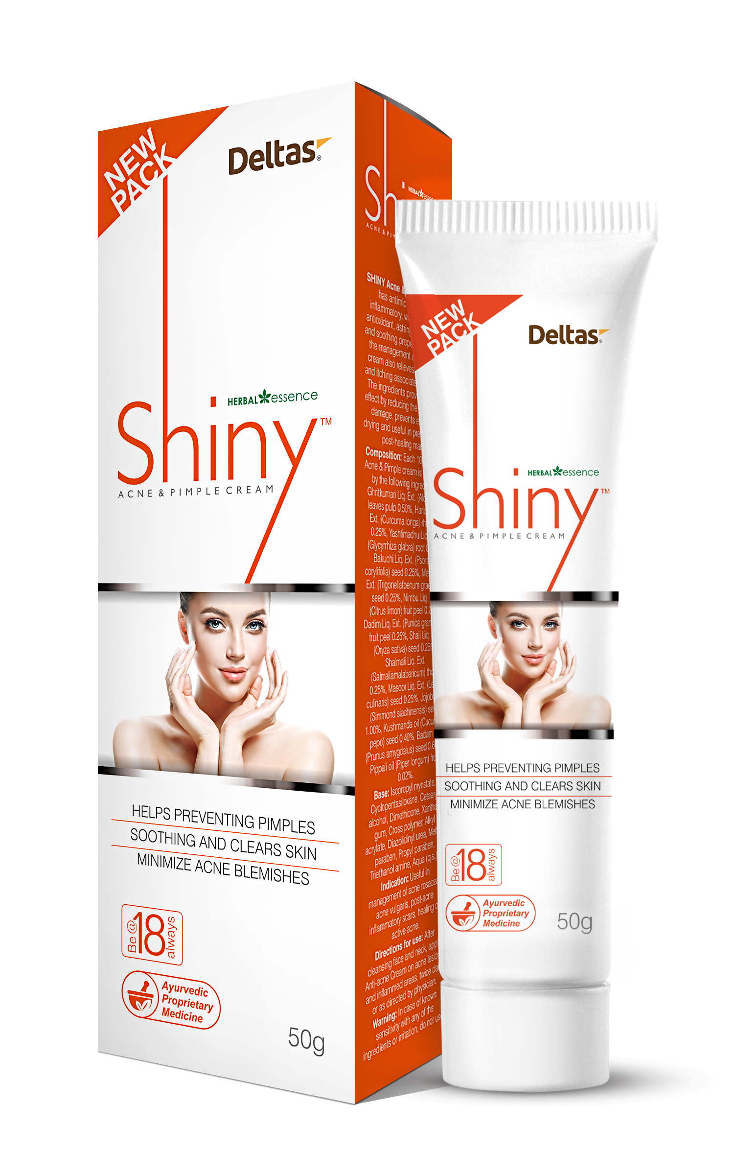 Shiny Acne & Pimple Cream 50g